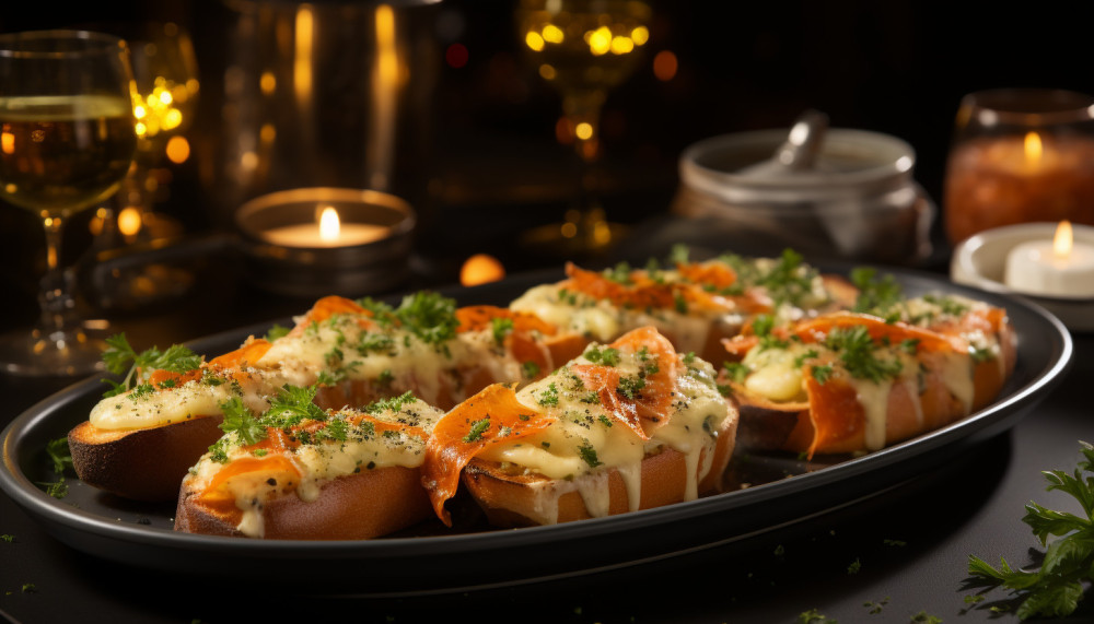 Comment réaliser les tapas de noël au saumon, au parmesan et au jambon ?